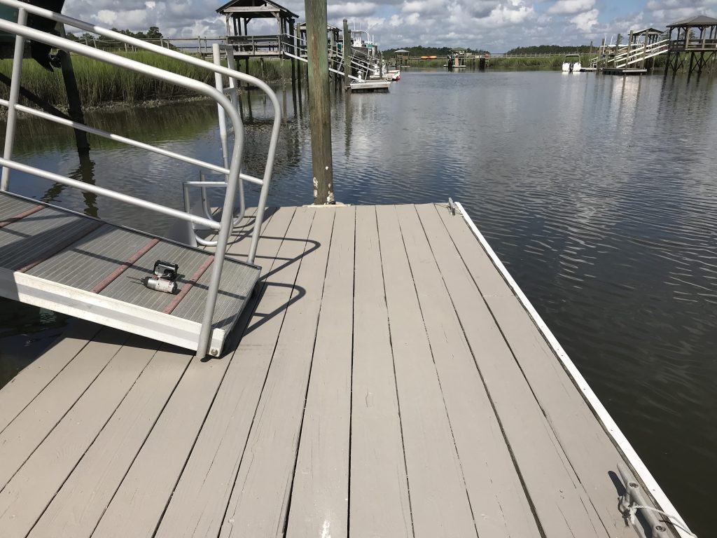 Dock Resurfarcing with Acryfin Coatings