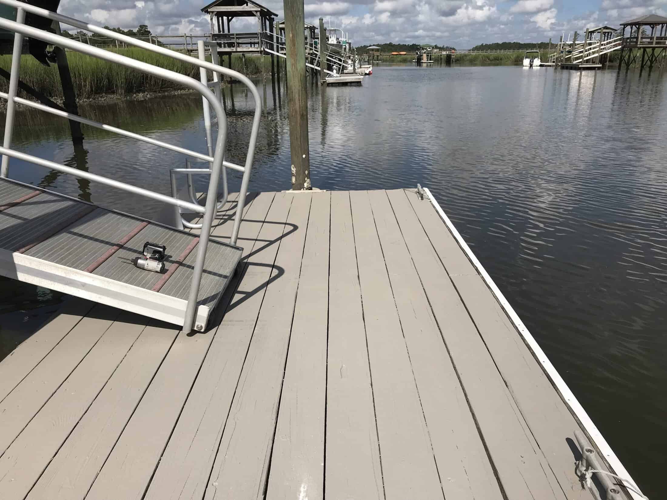 Dock Resurfarcing with Acryfin Coatings